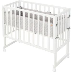 roba Stuben- & Beistellbett 3in1 mit Barriere Style grau