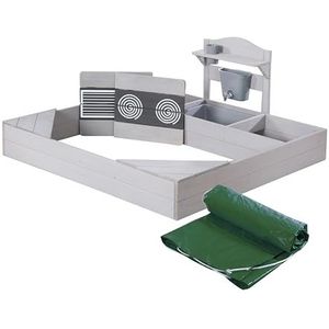 Zandbakafdekking, outdoor tuin, afdekzeil, zandbak, vierkante