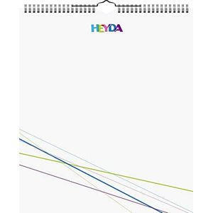 Heyda Kreativkalender 29,7x35 weiß