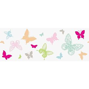 Baier & Schneider plakfolie venstertape vlinder, transparante folie adhesief, verwijderbaar, B