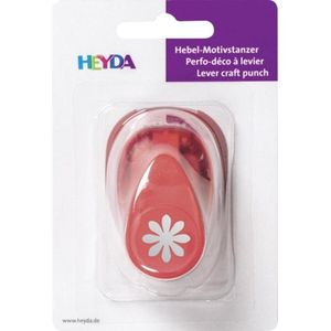 Heyda Motivstanzer für Karton bis 220g/qm Blume 15x15mm