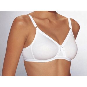 Naturan - Soft Bralette - Wit - 100% Katoen - Niet Voorgevormd Zonder Beugels