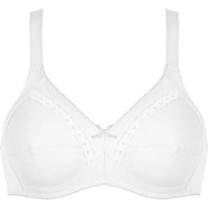 Naturana - Soft BH - Wit - 100% Katoen - Maat 75A, Geen Beugels, Niet Voorgevormd