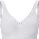 Bralette - Wit - 95% Katoen, 5% Elastaan - Zonder Beugels
