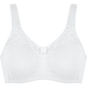 Bralette - Wit - 95% Katoen, 5% Elastaan - Zonder Beugels