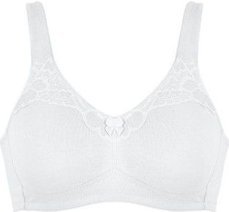 Bralette - Wit - 95% Katoen, 5% Elastaan - Zonder Beugels