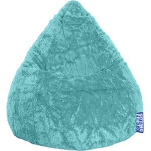 Sitting Point Kinder Zitzak BeanBag Fluffy Turquoise