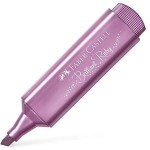 faber castell textliner 46 caja de marcadores fluorescerende rubi metalisch