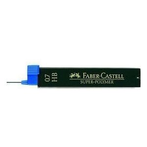 Faber-Castell SUPER-POLYMER Bleistiftminen HB 0,7 mm - 12 Stück