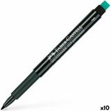 Permanente markeerstift Faber-Castell Multimark 1513 F Zwart 0,6 mm (10 Stuks)