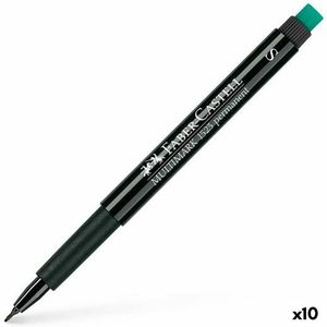 Faber-Castell schilderset Multimark Marker, onuitwisbare dikte S, zwart, 10 stuks