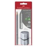 Bleistift Jumbo Grip B inkl. Radierer und Spitzdose auf Blisterkarte