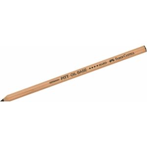 6 x Faber Castell Künstlerstift Pitt Oil Base schwarz hart