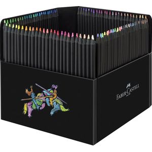 Faber-Castell Buntstift 100 Buntstifte BLACK EDITION farbsortiert