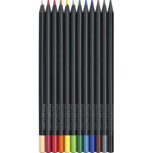 Faber-Castell kleurpotloden - Black Edition - 12 stuks - FC-116412