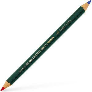 12 x Faber Castell Farbstift Castell Color rot/blau doppelseitig anges