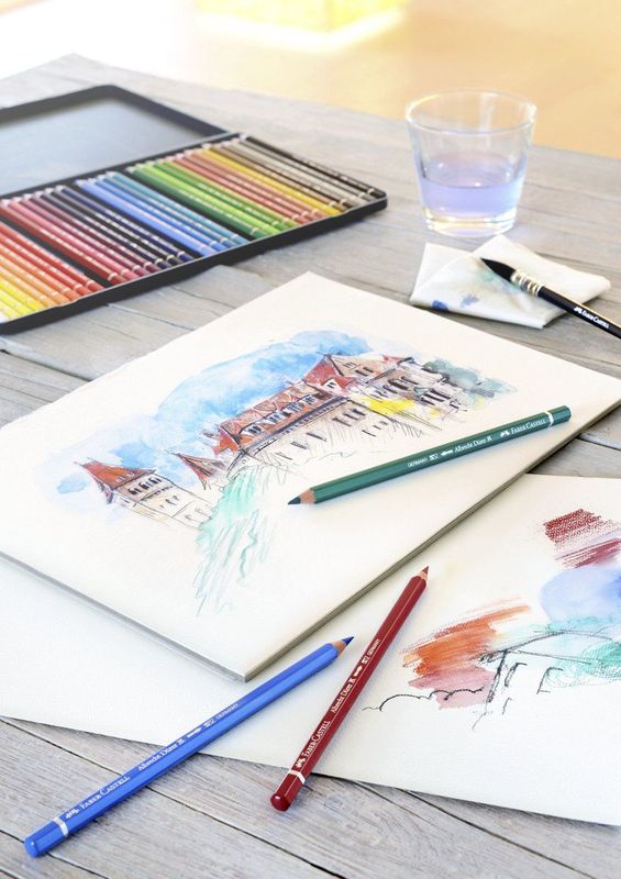 K&#252;nstler-Aquarellstift Albrecht D&#252;rer silber