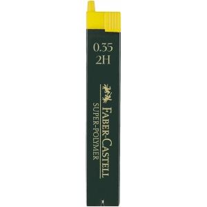 Faber Castell Feinminen Dose mit 12 Minen 0,35mm 2H