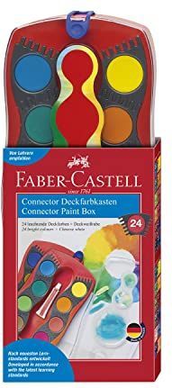 Faber Castell Deckfarbkasten Connector 24 Farben