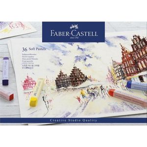 Faber-Castell pastelkrijt - Creative Studio - softpastel - 36 stuks - assorti kleuren - FC-128336