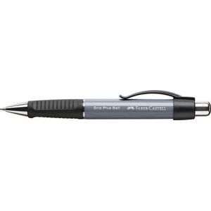 FABER-CASTELL Kugelschreiber GRIP Plus Ball stone grey, Schreibfarbe: blau, 1 St.