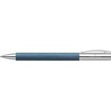 FABER-CASTELL Kugelschreiber Ambition Edelharz blau, Schreibfarbe: schwarz, 1 St.