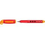 Faber-Castell Schreiblernfüller ""Scribolino"" für Linkshänder rot
