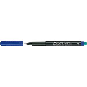 Faber Castell Folienschreiber permanent F blau