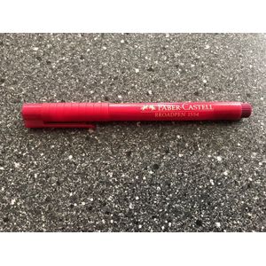 Faber Castell Fineliner FC Broadpen 1554 - rood