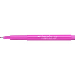 FABER-CASTELL Broadpen Document 1554 Fineliner pink 0,8 mm, 1 St.