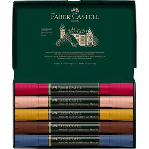 Faber Castell FC-160307 WK25Aquarellmarker FC AlbrechtDürer 5 Stück Portrait
