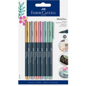 FABER-CASTELL Permanentmarker 1.5 mm Mehrfarbig