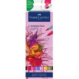 Faber-Castell aquarel marker - Goldfaber - etui 6 stuks - Flowers - brush / 0,4mm - FC-164527