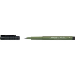 tekenstift Faber-Castell Pitt Artist Pen Brush 174 chroom groen opaak [10x]