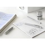 Faber-Castell gum - GRIP 2001 - grijs - FC-187100