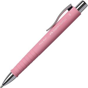 FABER-CASTELL Kugelschreiber POLY BALL Colous XB rose, Schreibfarbe: blau, 1 St.