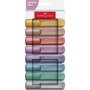 Faber Castell tekstmarkers 8 stuks metallic FC 254678