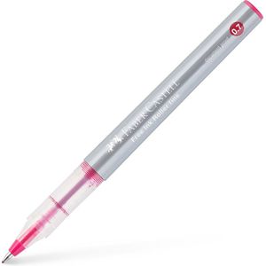 FABER-CASTELL Free Ink Tintenroller grau 0,7 mm, Schreibfarbe: rot, 1 St.