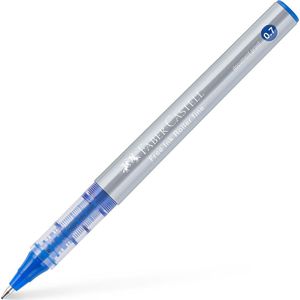 FABER-CASTELL Free Ink Tintenroller grau 0,7 mm, Schreibfarbe: blau, 1 St.
