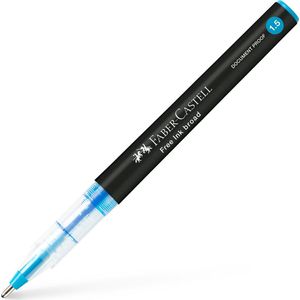 FABER-CASTELL Free Ink Tintenroller grau 1,5 mm, Schreibfarbe: blau, 1 St.