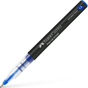 FABER-CASTELL Free Ink Tintenroller grau 1,5 mm, Schreibfarbe: blau, 1 St.