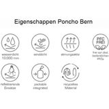 Pro-x Elements Fietsponcho Bern Polyamide Rood