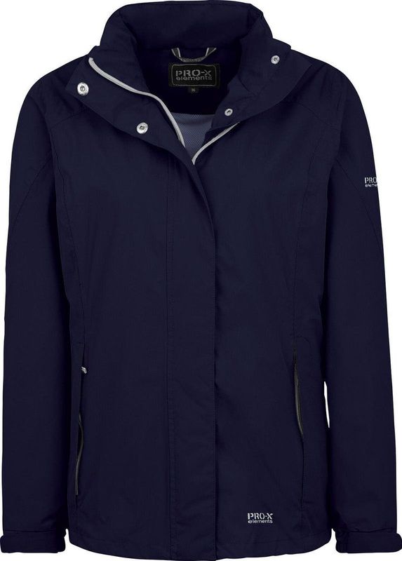 Pro-X Elements - Opbergbare regenjas voor dames - Carrie - Marineblauw - maat 56
