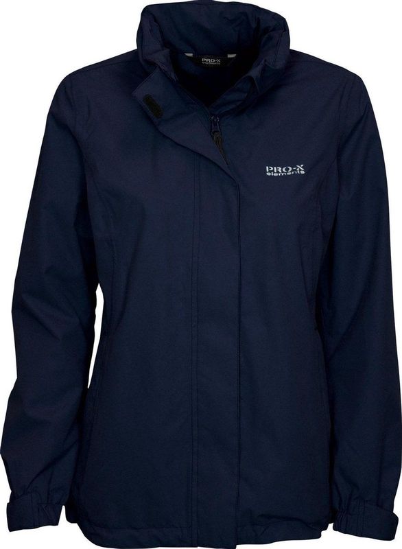 Regenjas Eliza Marine Pro-X Elements - Dames - PXE Light - 10000mm waterdicht - 3000gr/24u ademend - Winddicht - kap in kraag