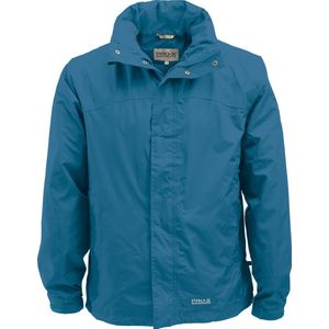 Blauwe ademende heren regenjas Meran van Pro-X Elements 5XL