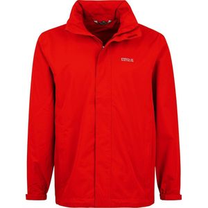 Pro-X Elements - Opbergbare regenjas voor heren - Gerrit - Lava-rood - maat S