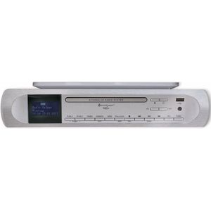 Soundmaster UR2170SI - Onderbouw Muziekcenter - Zilver - DAB+/FM-radio, USB, CD