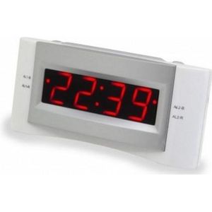 Soundmaster - UR122WE - Wekkerradio - Wit - USB Laadfunctie