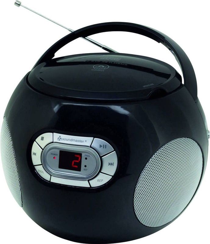Soundmaster SCD2120SW - Boombox met FM-radio en C - Zwart
