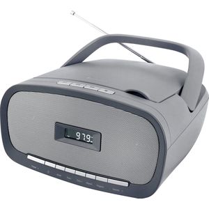 Soundmaster SCD1900TI CD-Boombox met FM radio en USB aansluiting, grijs